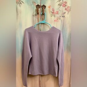 Uniqlo small light purple knit sweater. 100 cotton. Great condition, worn once.